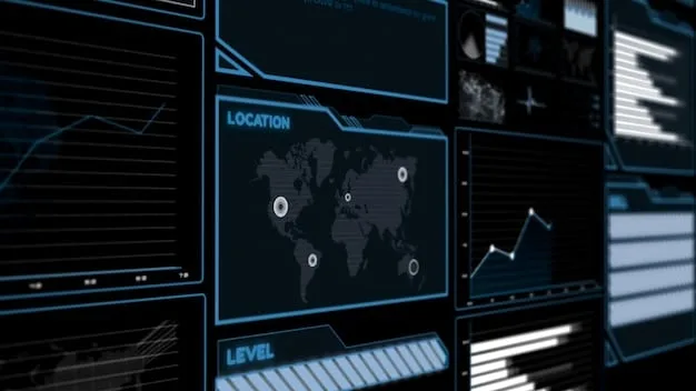 A dashboard displaying a vulnerability management platform, showing real-time vulnerability status, pending patches, and compliance metrics.