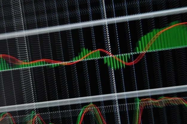 A dashboard showing real-time network monitoring with graphs displaying uptime, latency, and error rates. Red and green indicators highlight potential issues and system status.