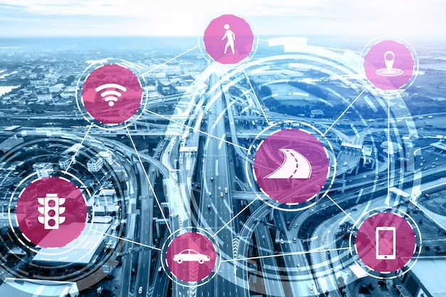 A diagram illustrating how a single physical 5G network is sliced into multiple virtual networks, each serving different applications with tailored performance characteristics and security protocols.