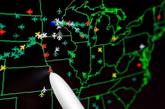 A network diagram showing various cloud regions across the United States, highlighting longer paths experiencing higher latency in red and shorter, optimized paths in green.