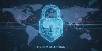 Digital padlock symbolizing robust network security against 2026 CISA directives